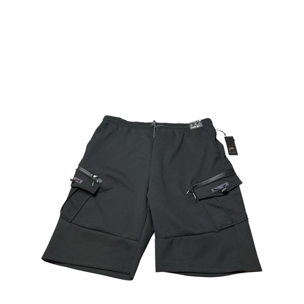 Public Supply Co NYC Stretch Tech Cargo Short Black Pockets Drawstring Men’s 4X
